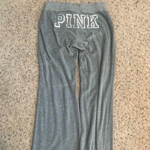 Gray sweatpants